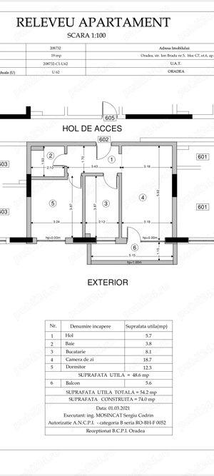 Vând Ap 2 camere Prima Nufarul - imagine 13