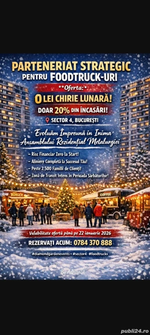 Zona Food Truck  Containere si Rulote comerciale  afacere la cheie sector 4 Bucuresti