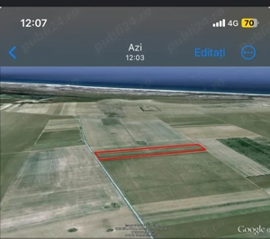 Vând teren cu verere la mare in Corbu