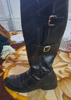 vand cizme de piele lungi - imagine 2