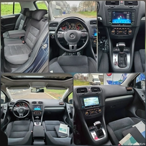 VW Golf 6 1.4TSI DSG2 AUTOMATA Navigatie ÎncălzireScaune Cameră Clima SenzoriParcare Trapa Euro5  - imagine 17