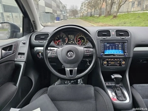 VW Golf 6 1.4TSI DSG2 AUTOMATA Navigatie ÎncălzireScaune Cameră Clima SenzoriParcare Trapa Euro5  - imagine 12