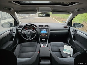 VW Golf 6 1.4TSI DSG2 AUTOMATA Navigatie ÎncălzireScaune Cameră Clima SenzoriParcare Trapa Euro5  - imagine 7