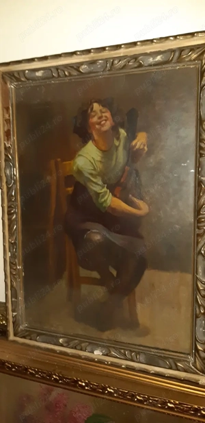 Vand picturi in ulei, perioada interbelica, semnate C.Iliescu, Pantzer, Th. Aman, Corot