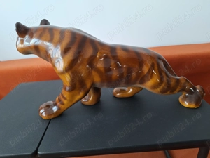 Bibelou vechi pictat manual - Tigru Siberian