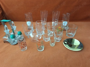 LOT de pahare diferite modele ( vechi- folosite), 24 buc - imagine 5