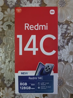 Telefon mobil Xiaomi Redmi 14C, 8GB RAM, 128GB, Midnight Black
