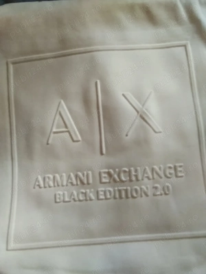 Tricou barbati Armani Exchange Black Edition, XL 