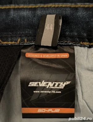 Pantaloni moto Seventy cu protectii - imagine 4