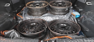 set jante R15 cu senzor presiune Nissan/Renault/Dacia/Toyota 