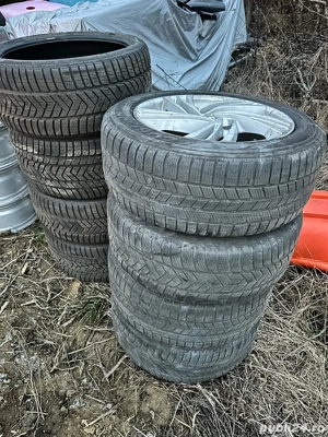 jante originale oz 5x120 cauciuri de iarna