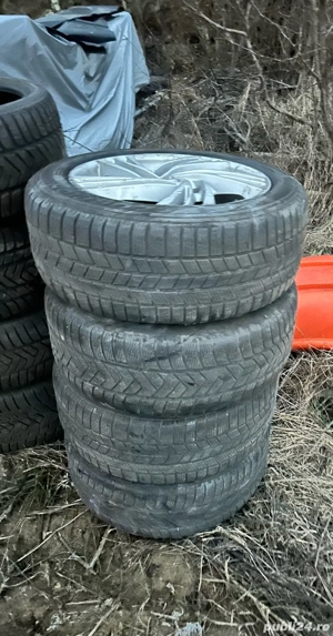 jante originale oz 5x120 cauciuri de iarna - imagine 3