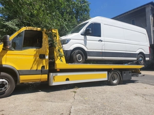 Platformă auto hidraulică   Tractări auto Sector 5 București 24 7 - imagine 4