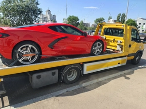 Platformă auto hidraulică   Tractări auto Sector 5 București 24 7 - imagine 8