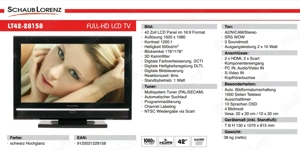  LCD Schaub Lorenz LT42-28158 - imagine 3
