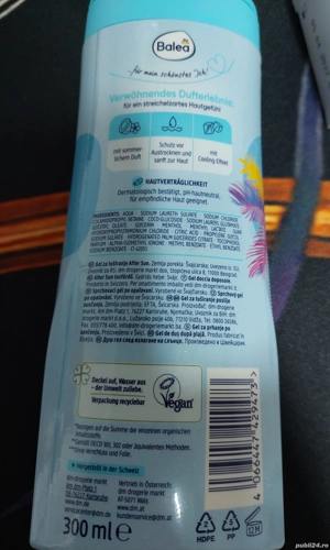 Duș gel Balea +săpun. 