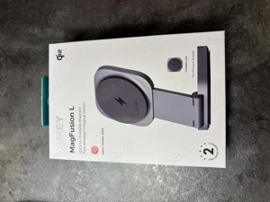 Incarcator wireless Aukey MagFusion L Qi2 - imagine 4