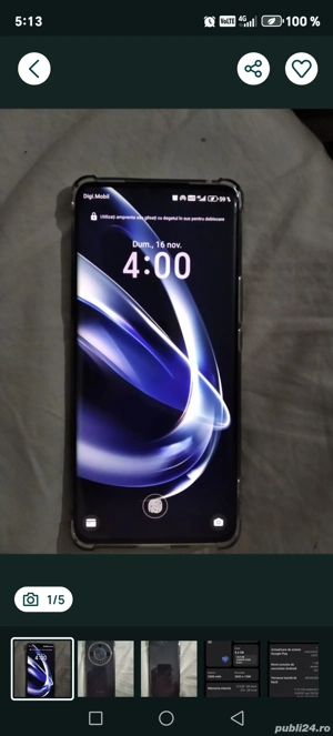 Telefon Honor magic 6 lite.