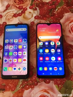 vand 2 telefane samsung A10 si Huawei libere de retea 4G