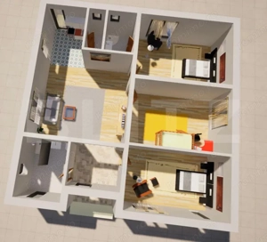 DE VANZARE---CASA IN CARTIER IZVOR , PE PARTER LA DOAR 185.000EUR - imagine 4