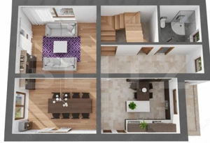 Casă P+1 compartimentare eficientă,ideala pt familie.Cartierul Izvor.190.000EURO - imagine 4