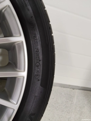 vând jante cu anvelope de vară r18 245 40 , pentru audi A6 C6  - imagine 5