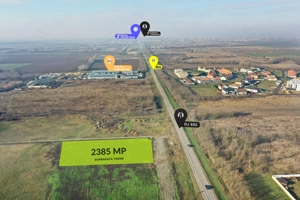 Vanzare | Teren industrial | 2385 MP | Apa Curent Canal | Mosnita Noua