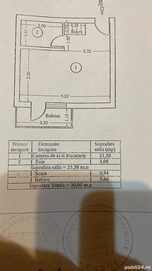 Apartament doua camere cu scara interioara, zona centrala. - imagine 4