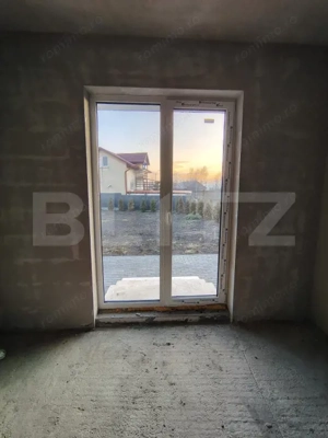 Casa semifinisată individuală 120 mp utili, teren 805 mp, Tureni - imagine 12