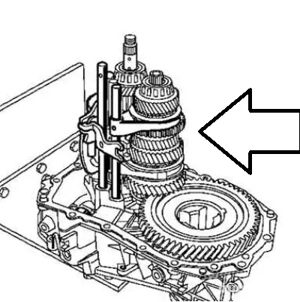 Arbore secundar cutie de viteze Renault Clio 3/ Renault Clio 4 JR5306