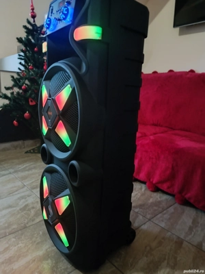 Boxă portabilă bluetooth 1 metru înălțime!