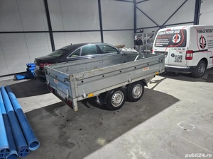 Vanzare remorca cu ax dublu si sistem de franare inertiala - frana proprie - imagine 3