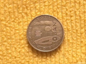 Moneda aniversara Romania - 50 bani din 2019