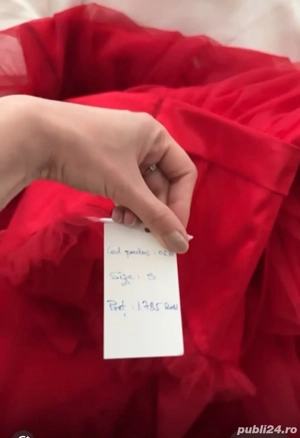 Rochie de seară nouă, cu etichetă   mărimea S- Pretul este negociabil - imagine 2
