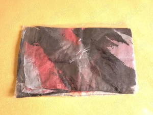 Esarfa cu model floral   maci - imagine 4