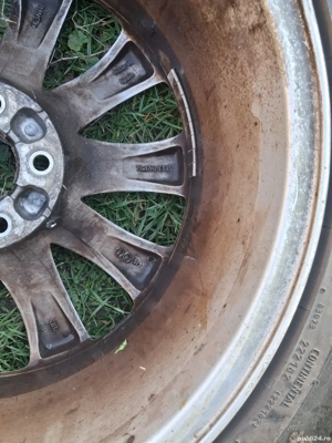 vând patru jante  pe 17 cu cauciucuri de vara  an stare buna  - imagine 3