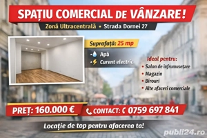 Spatiu Comercial De Vânzare Strada Dornei