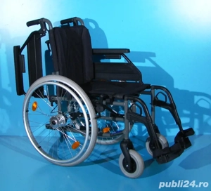 Scaun cu rotile din aluminiu Dietz - latime sezut 40 cm