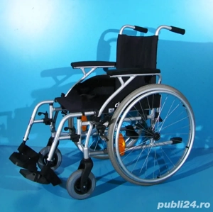 Scaun cu rotile din aluminiu Drive - latime sezut 45 cm