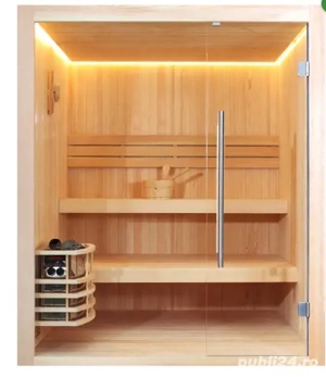 Sauna finlandeza Nordic Repose 180x180x210cm