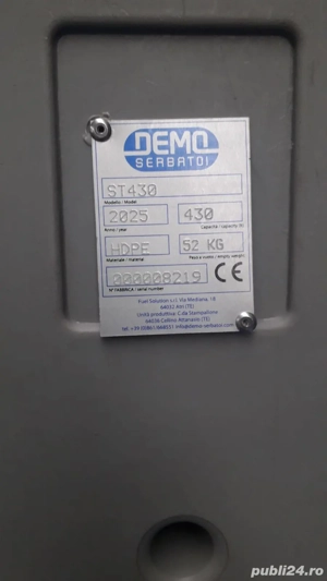 Rezervor motorina 430l - imagine 2