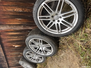 Set 4 jante originale aliaj Audi Q5 și anvelope - imagine 6