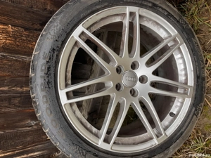 Set 4 jante originale aliaj Audi Q5 și anvelope - imagine 2