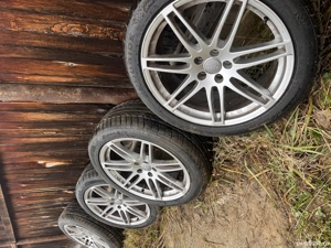 Set 4 jante originale aliaj Audi Q5 și anvelope - imagine 3
