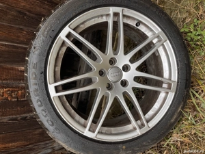 Set 4 jante originale aliaj Audi Q5 și anvelope - imagine 7