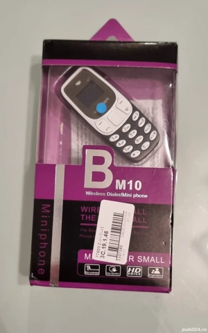Bm10 mini telefon dual sim bluetooth - imagine 2