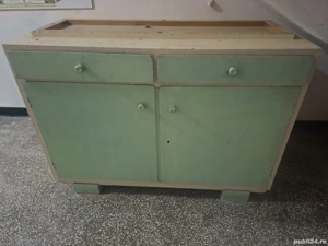 Dulap bucatarie vintage lemn masiv 