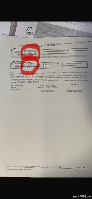 vand Teren Tartasesti Baldana  7000mp   Pret 5  Mp   Accept Schimburi - imagine 4