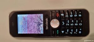 Telefon Tecdesk Connect 60 (functioneaza cu sim) - Black - imagine 2