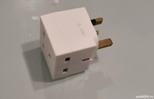 Adaptor Splitter priza Uk Anglia - imagine 3